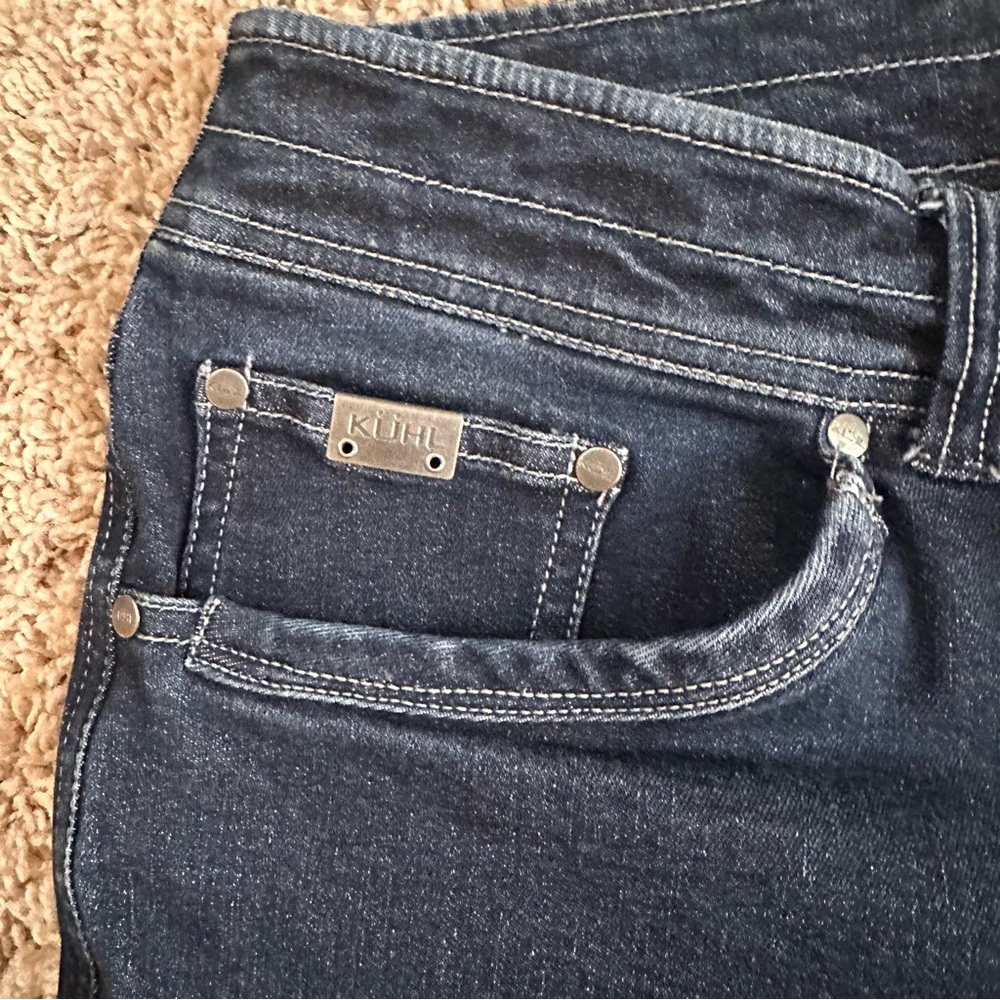 KUHL Dark Blue Denim Jeans - Picture 8 of 9